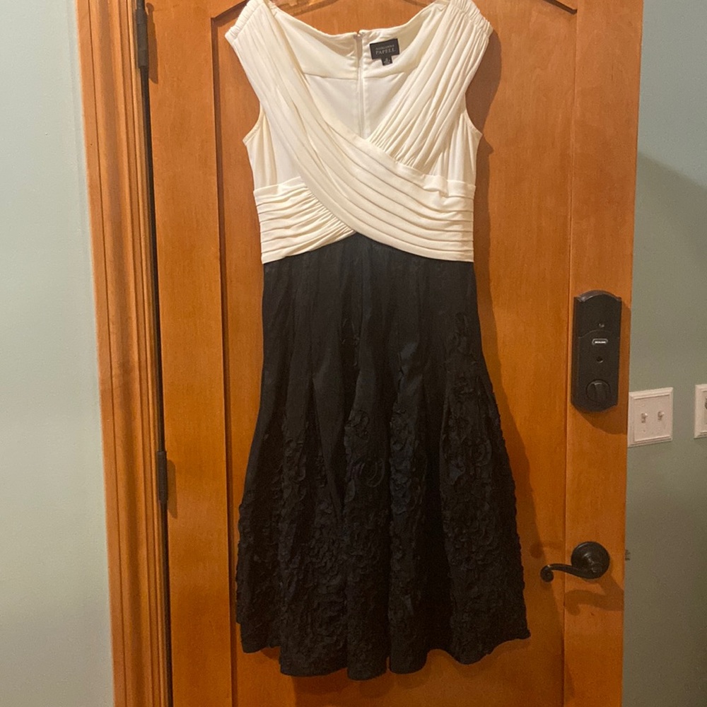 Adrianna Papell,Gorgeous Black Cocktail Dress, Stunning & A True Showstopper, 12